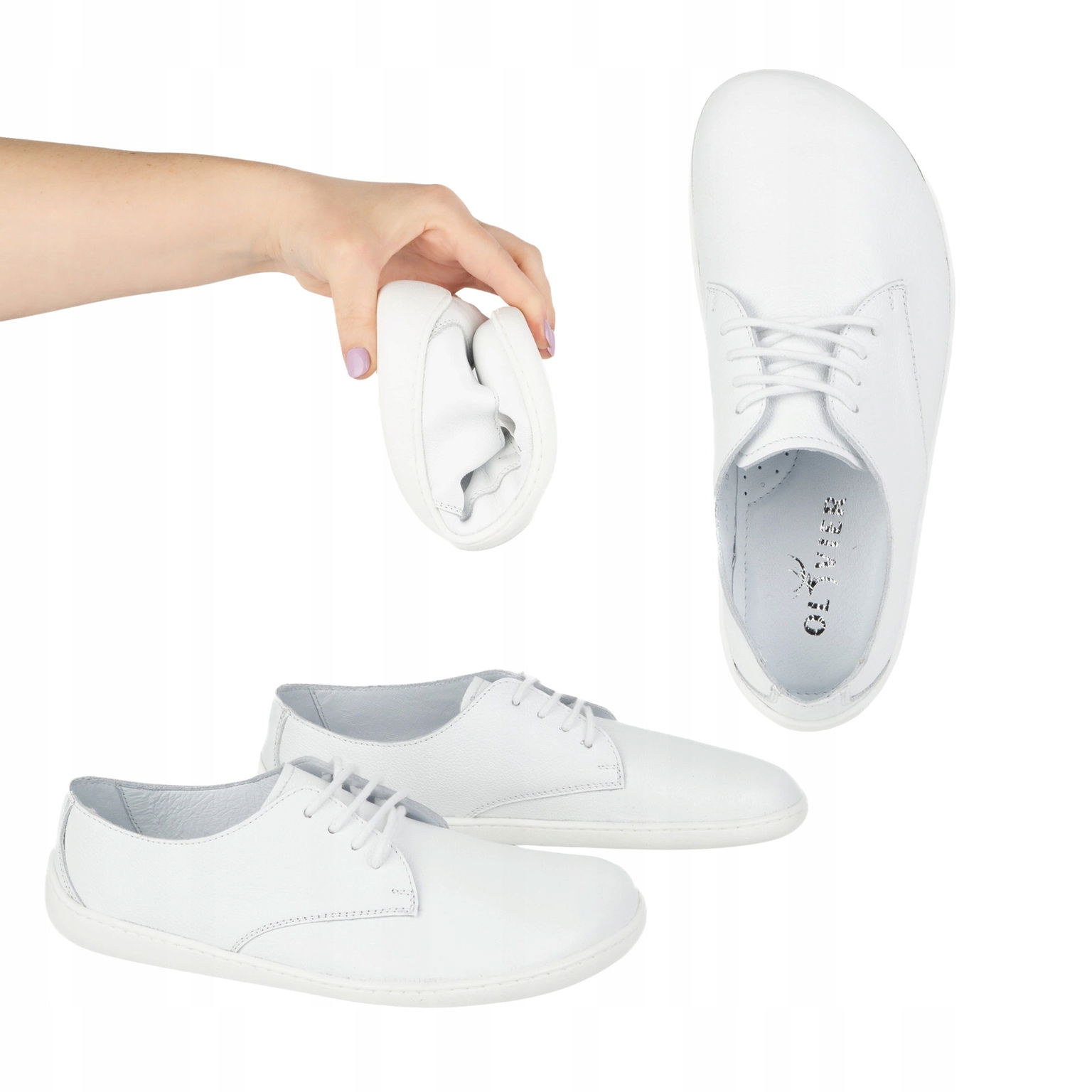 Barefoot Dámske minimalistické tenisky 1288POL biele 39