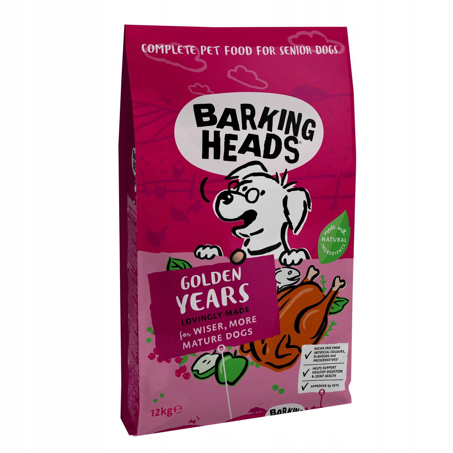 Barking Heads krmivo suché kura 12 kg