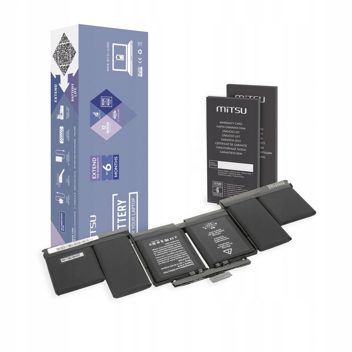 Bateia A1618 pre MacBook Pro 15 Retina A1398 2015)