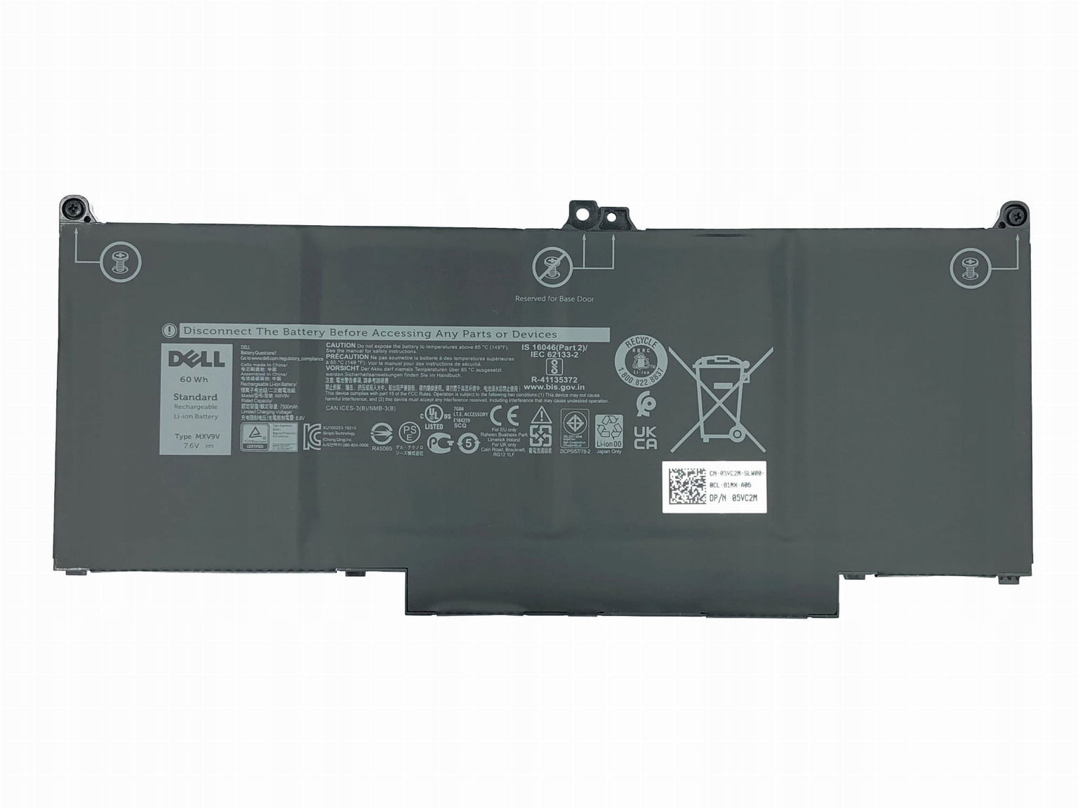 Batéria Dell MXV9V N2K62 60Wh pre Latitude 5300 7300 7400