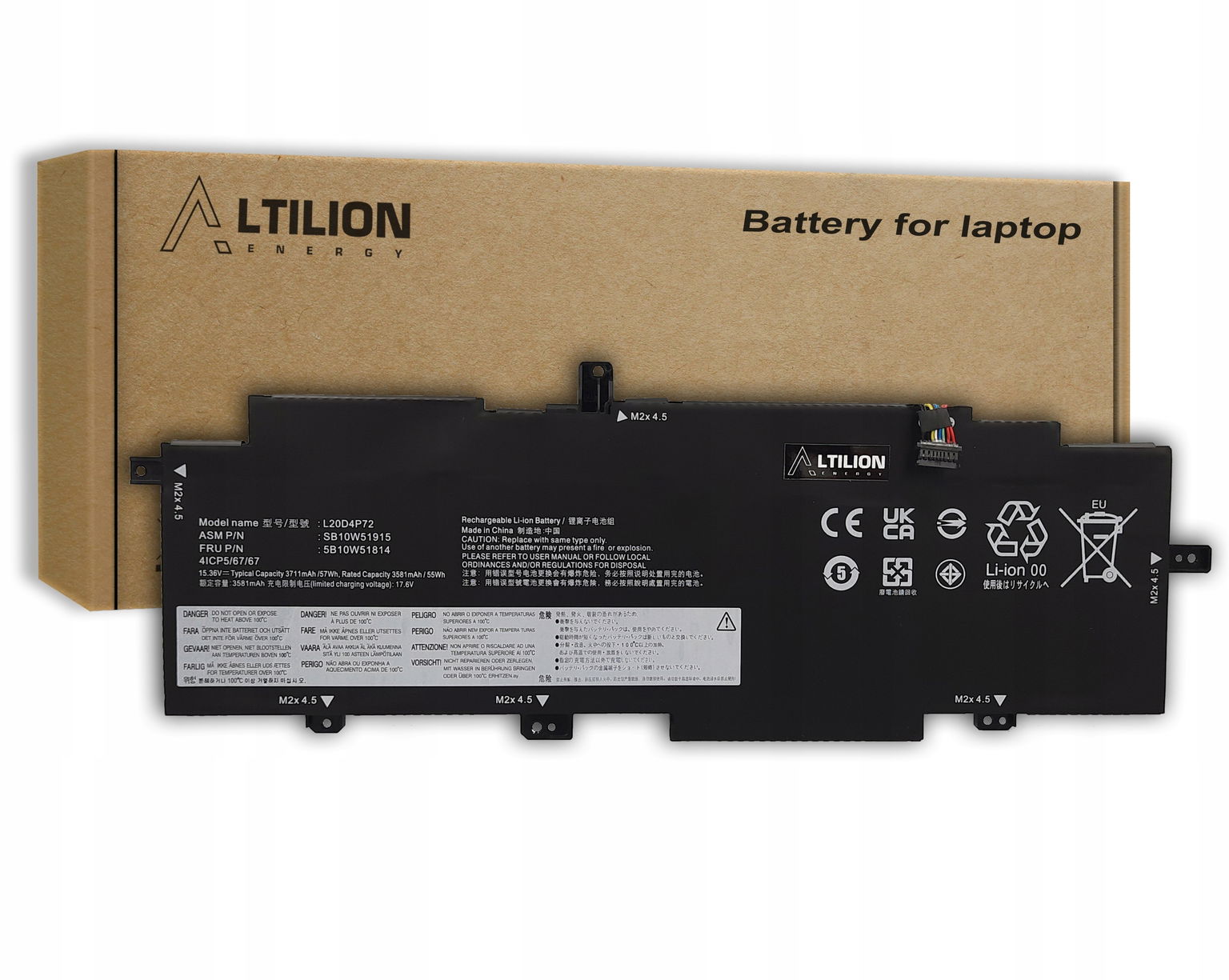 Batéria L20D4P72 L20C4P72 L20M4P72 L20L4P72 pre Lenovo ThinkPad T14s 2. generácie