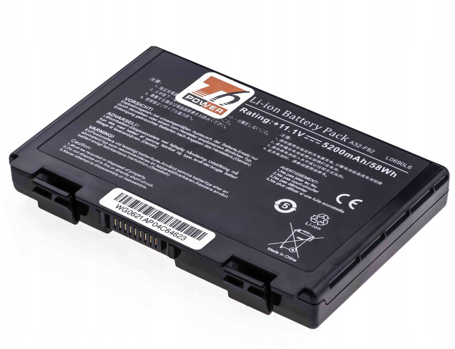 Batéria T6 Power pre Asus X70IO