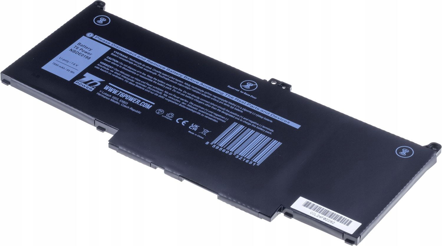 Batéria T6 Power pre Dell Latitude 7400