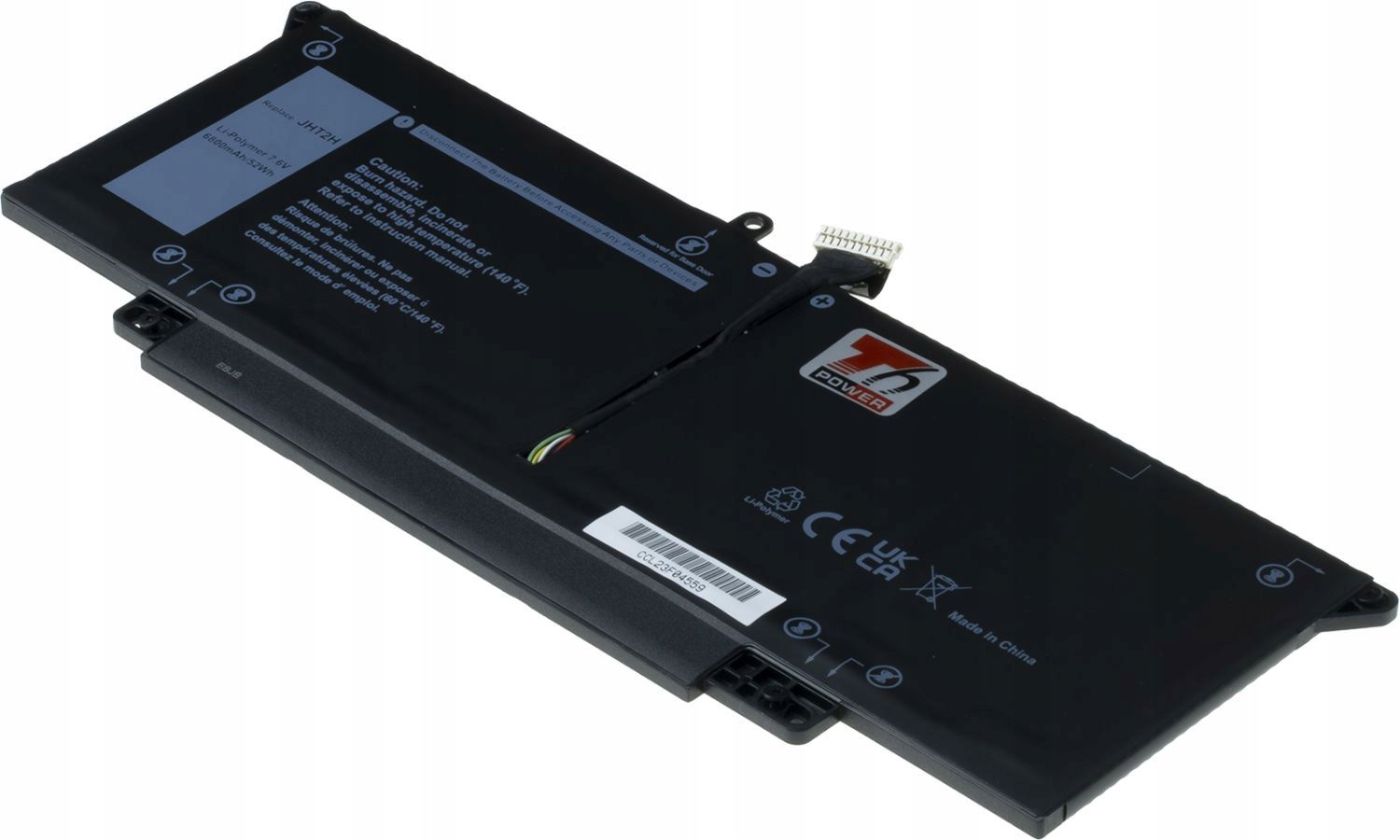 Batéria T6 Power pre notebook Dell 451-BCTF