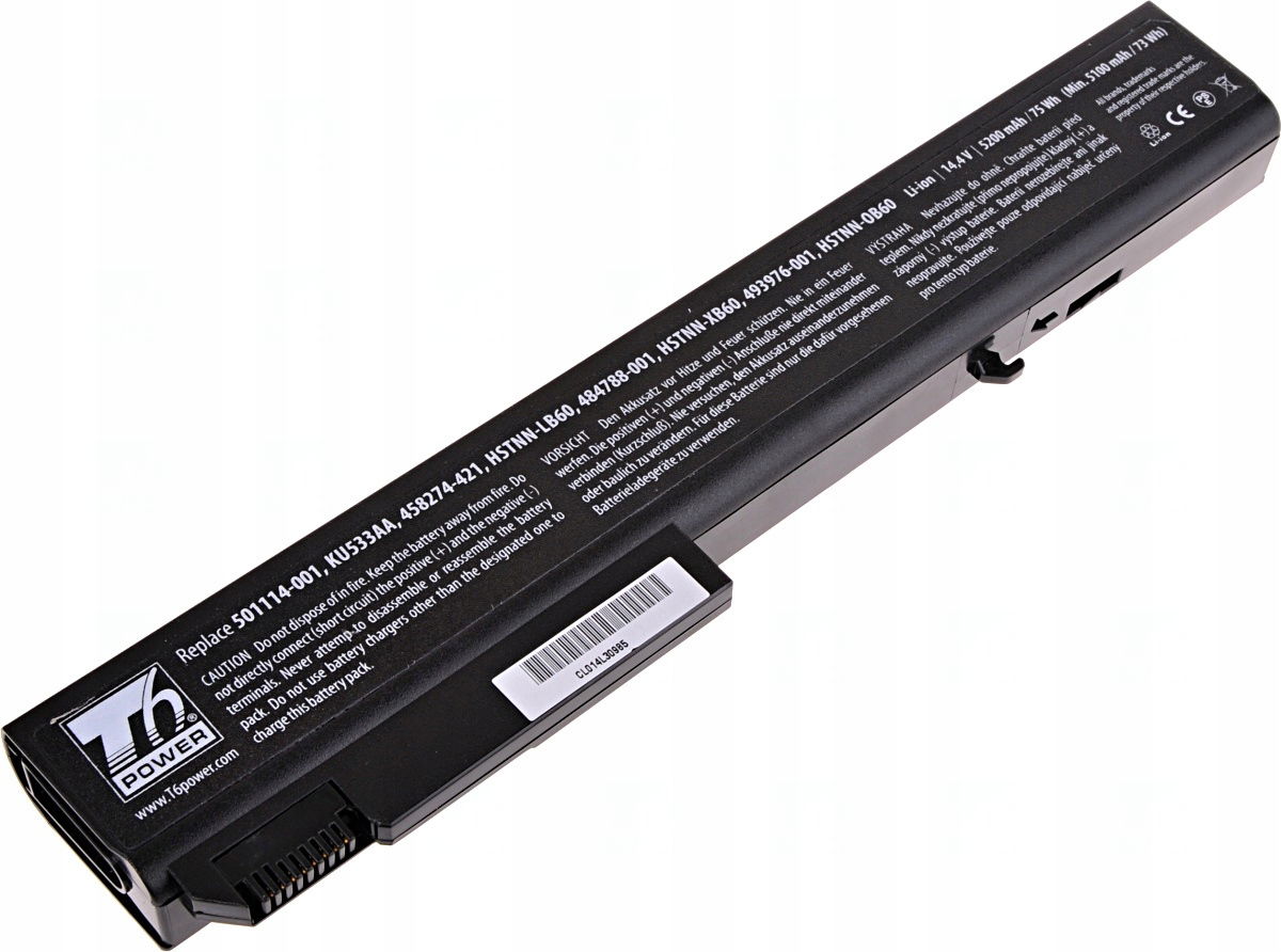 Batéria T6 Power pre notebook Hp 501114-001