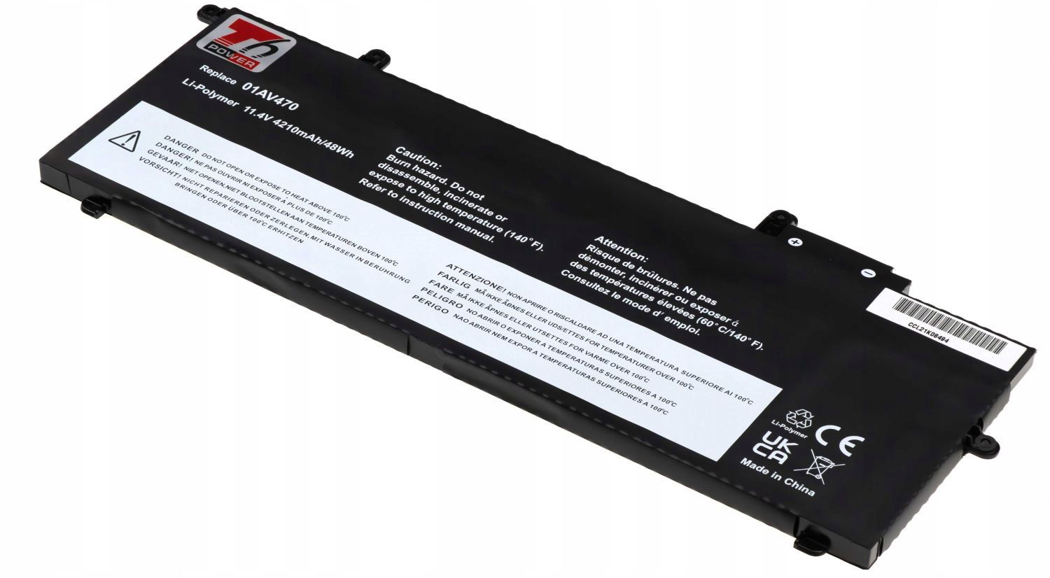 Batéria T6 Power pre notebook Lenovo 5B10W13920