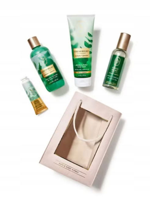 Bath & Body Works Eucalyptus Spearmint sada 4 kozmetických prípravkov