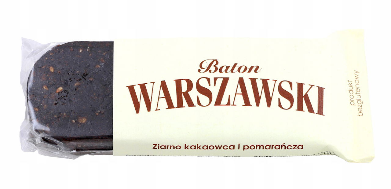 Baton Warszawski Kakaové zrno a pomaranč 50 g