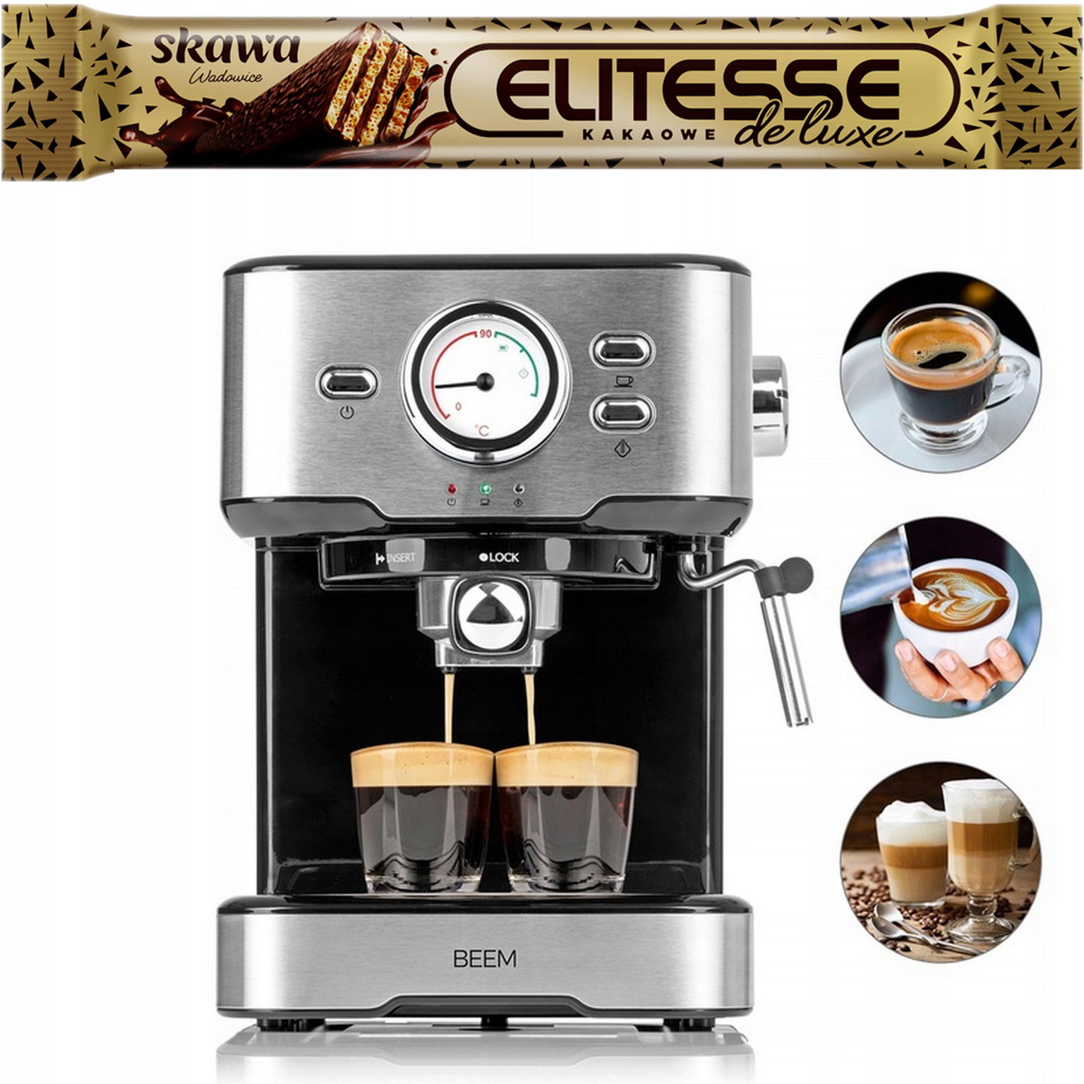 Beem CM5403BC kávovar na espresso Speňač 15BAR Nový