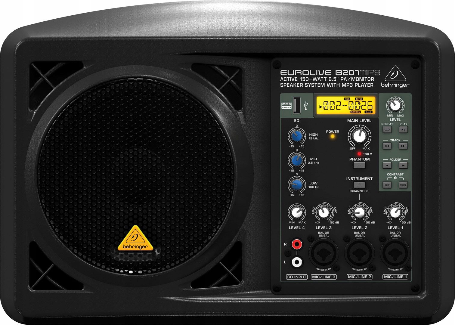 Behringer B207MP3 amplituner zosilňovač