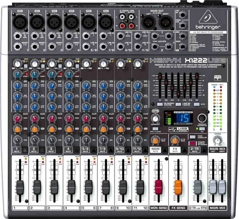 Behringer Xenyx X1222USB mixér