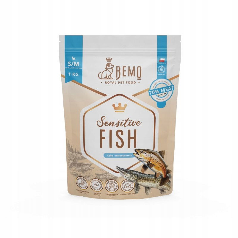 Bemo Sensitive suché krmivo pre psov Ryba S/m 1 kg