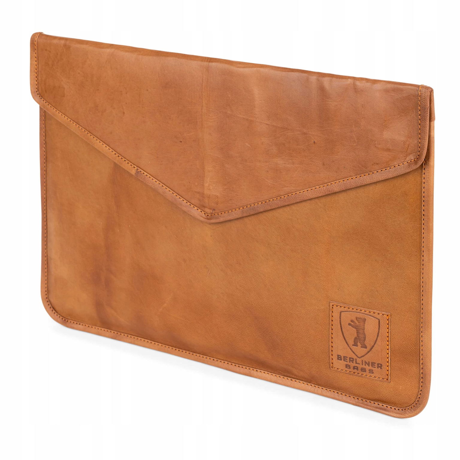Berliner Bags Kožená taška na notebook 15,6 palcový notebook, hnedá