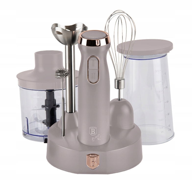 Berlingerhaus Mixér tyčový s príslušenstvom 6 ks Taupe Collection BH-9562