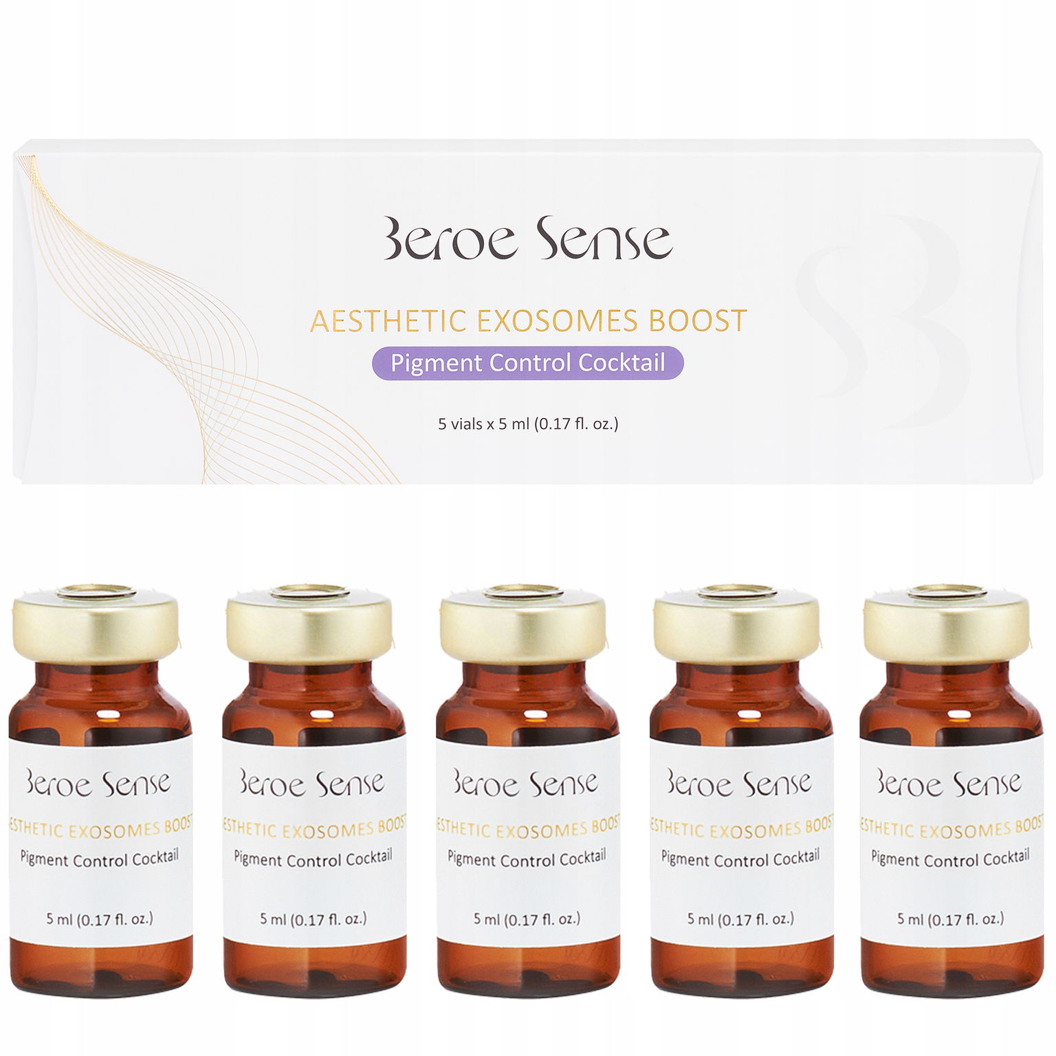 Beroe Sense Aesthetic Exosomes Boost Pigment Control Cocktail 5X5ML