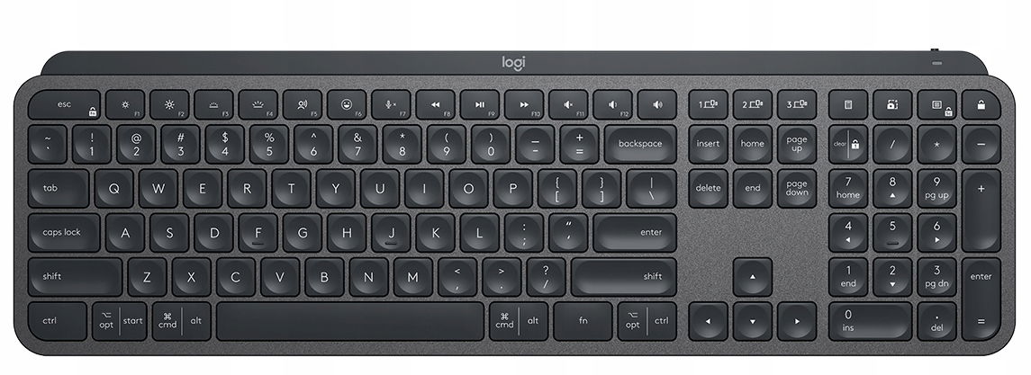 Bezdrôtová klávesnica Logitech MX Keys s čipom US'Intl Ansi