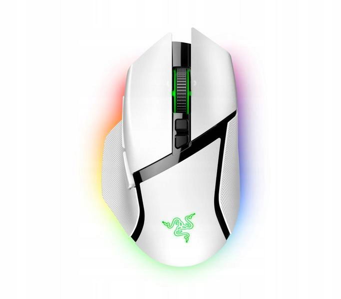 Bezdrôtová myš Razer Basilisk V3 Pro v bielej hernej verzii