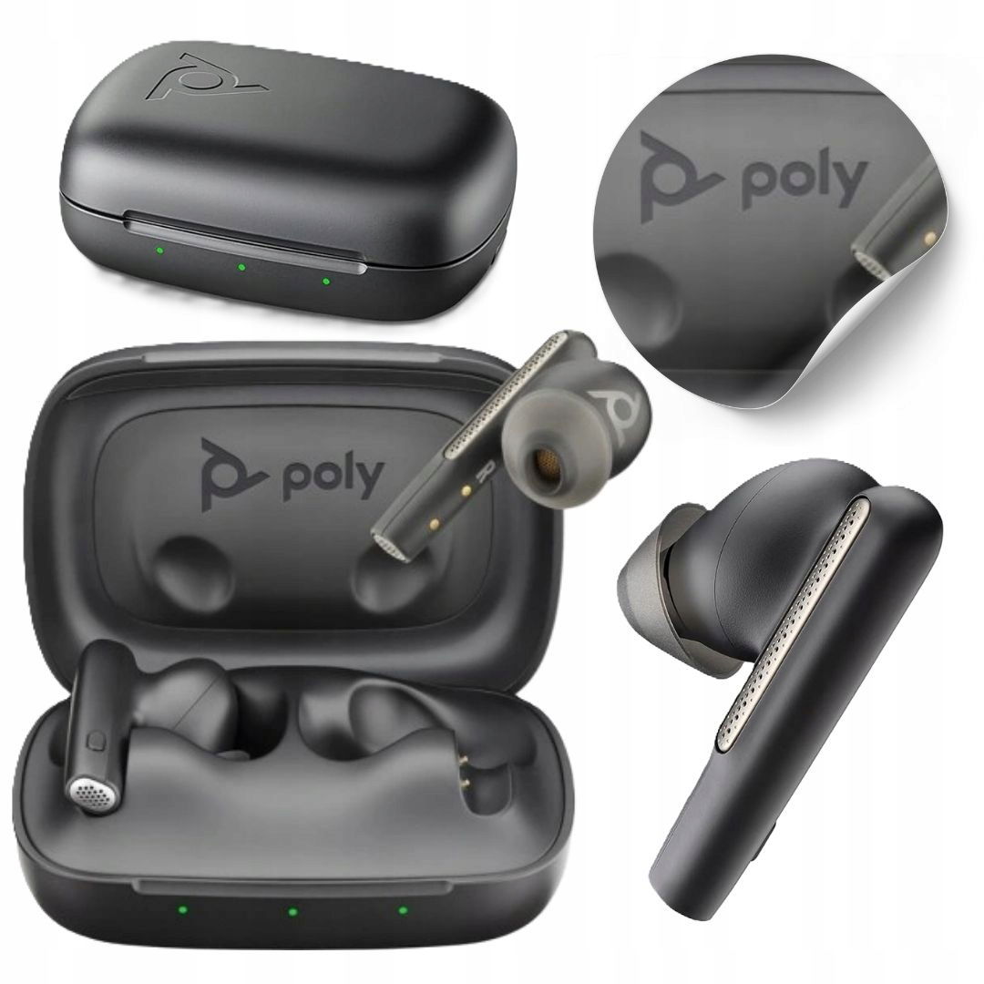 Bezdrôtové slúchadlá do uší s mikrofónom Poly Voyager Free 60