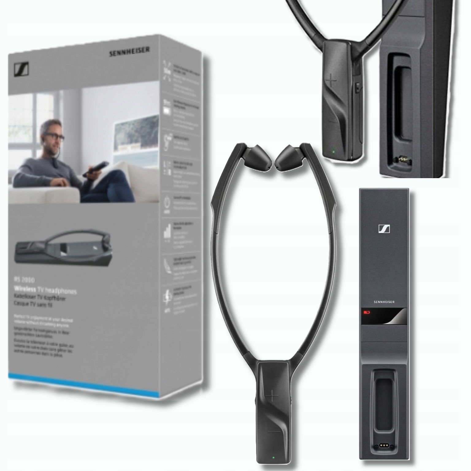 Bezdrôtové televízne slúchadlá Sennheiser Rs 2000