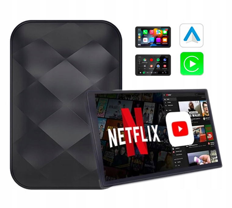 Bezdrôtový adaptér Auto Android 14 CarPlay Qualcomm 64 Gb