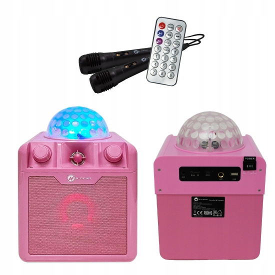 Bezdrôtový Bluetooth reproduktor 2 mikrofóny Karaoke N-gear Disco Block 410