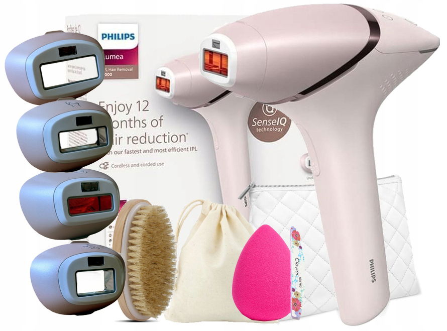Bezdrôtový Set Depilátor Philips Lumea 9000 Senseiq 4 Nástavce Doplnky