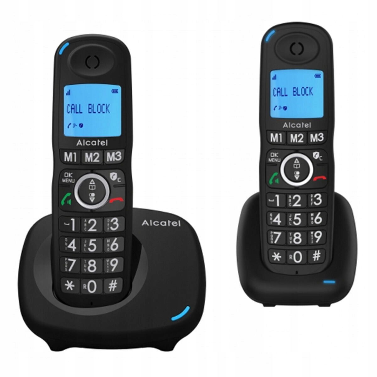 Bezdrôtový telefón Alcatel Versatis XL 535 Duo čierny (2ks)