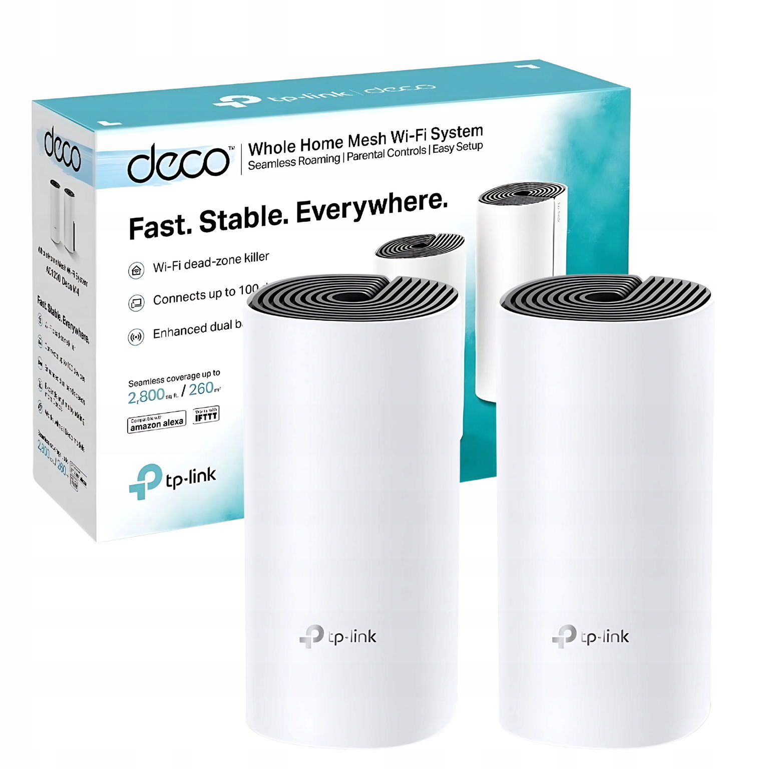 Bezdrôtový Wifi Sieťový Router Tp-link Deco 2 Kusy AC1200 Mesh