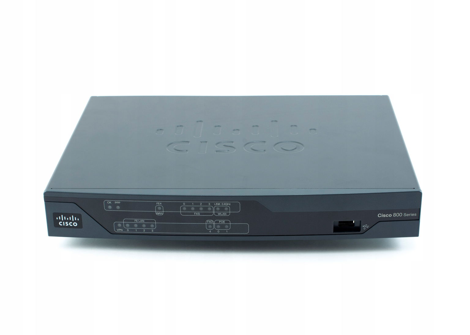 Bezpečnostný smerovač Cisco SRST881 ENet Fxs Fxo