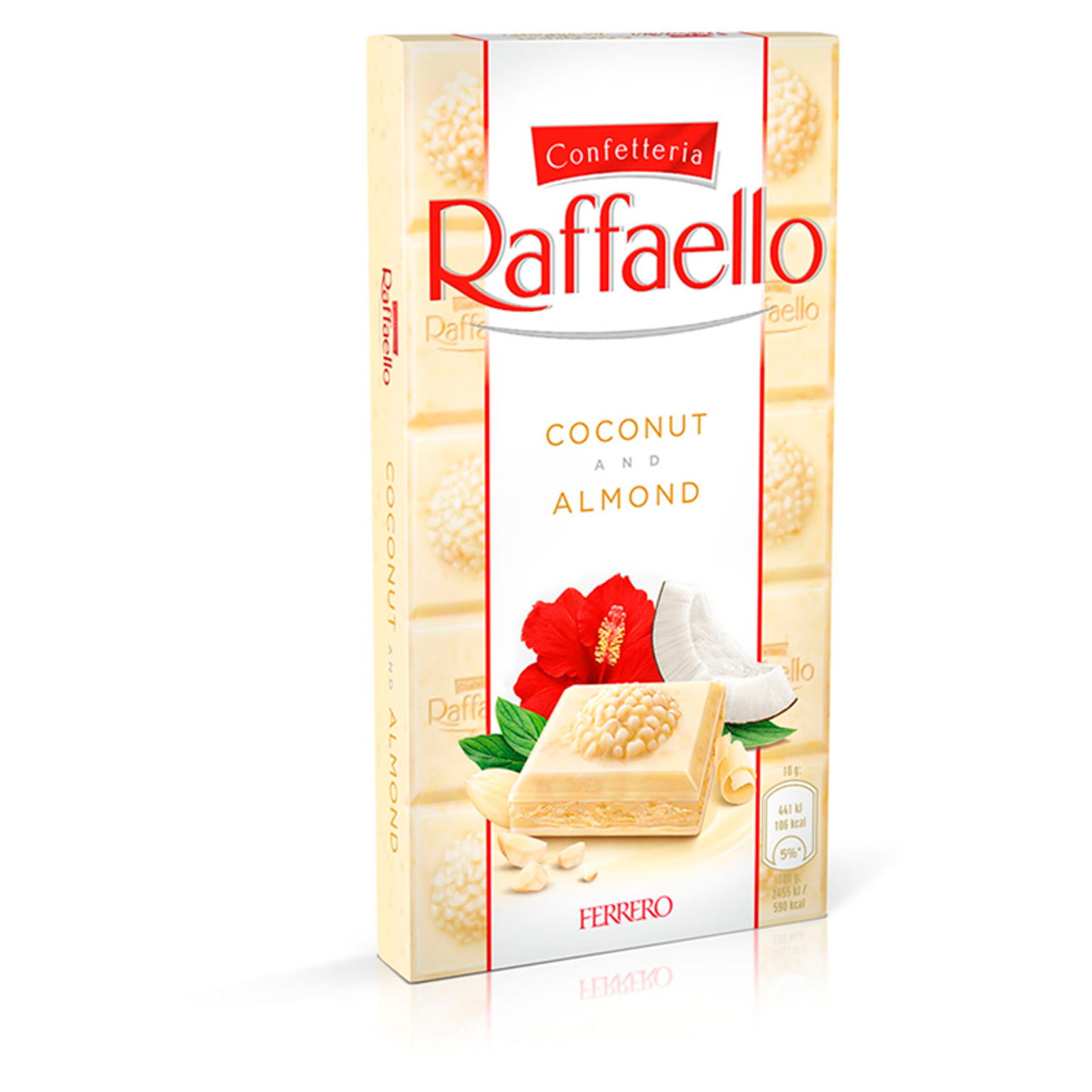 Biela čokoláda Raffaello 90 g
