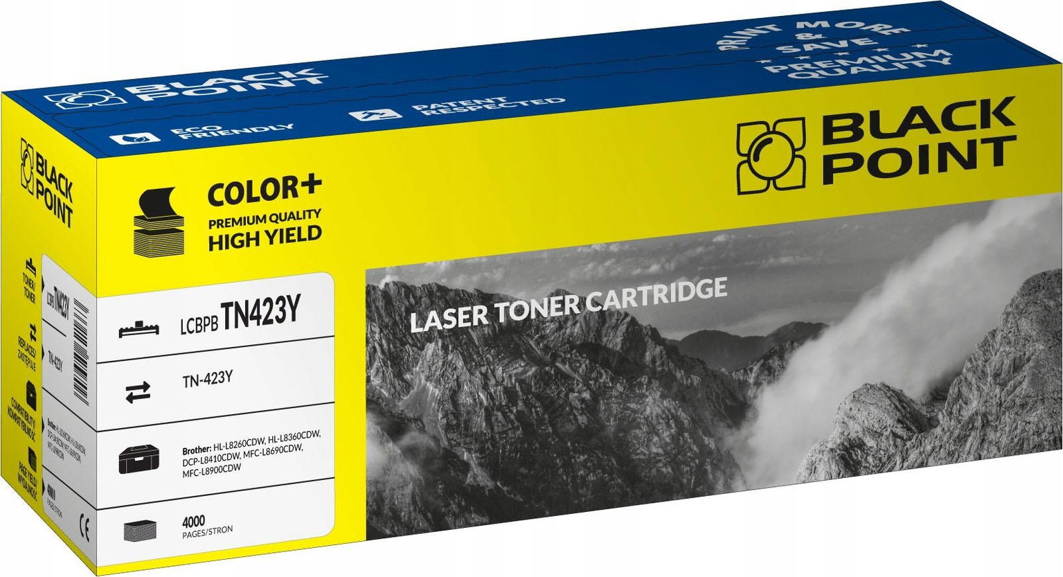 Black Point LCBPBTN423Y náhrada TN-423Y (yellow)