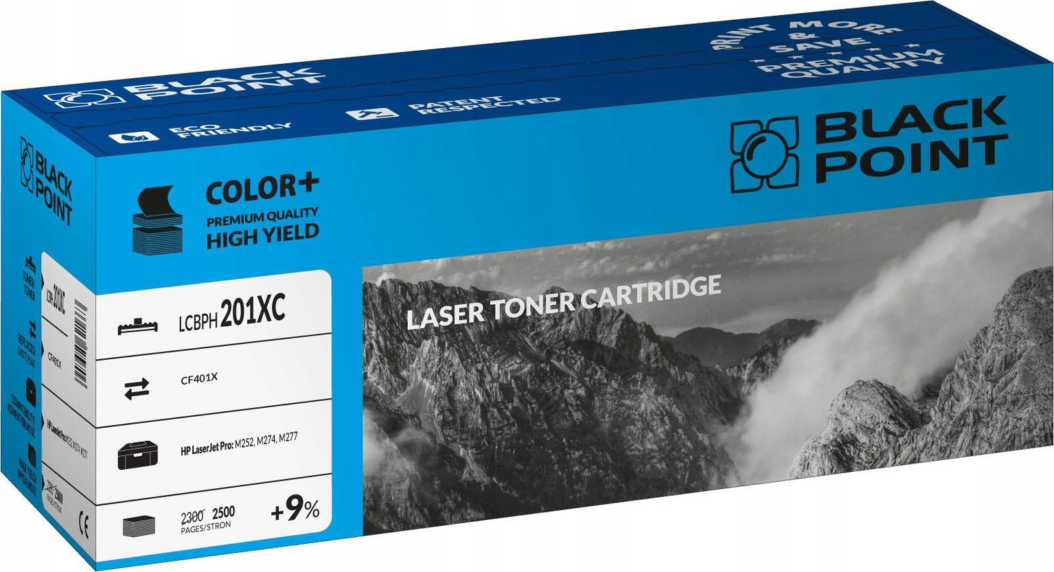 Black Point LCBPH201XC náhrada za CF401X (cyan)