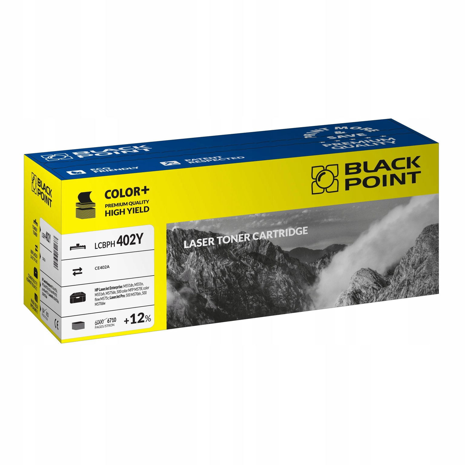 Black Point LCBPH402Y náhrada CE402A (yellow)