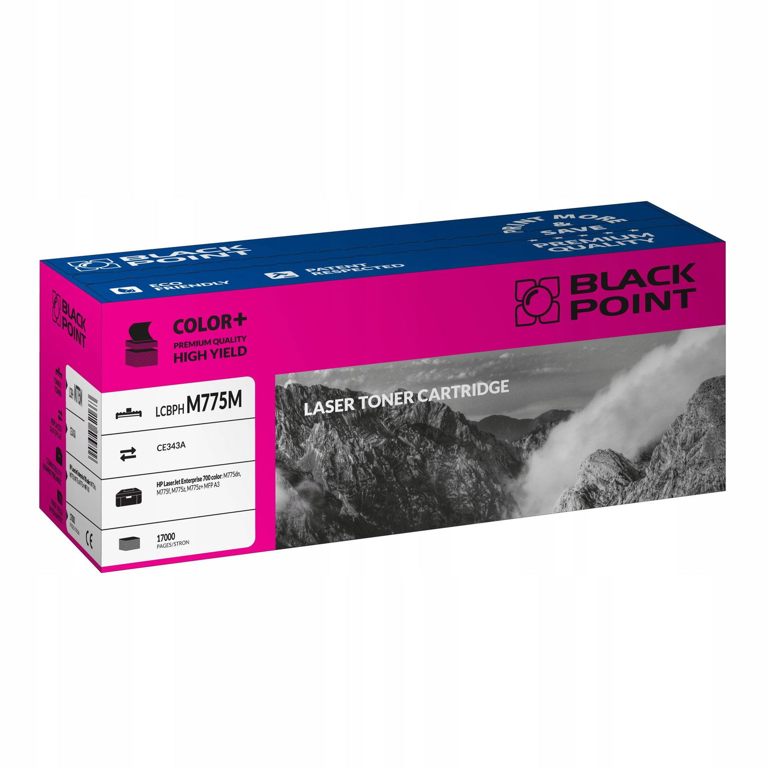 Black Point LCBPHM775M náhrada CE343A (magenta)