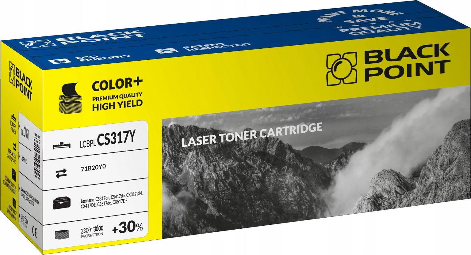 Black Point LCBPLCS317Y náhrada 71B20Y0 (yellow)