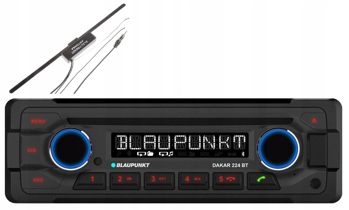 Blaupunkt Dakar 224 Bt Autorádio 24V CD MP3 Usb Bluetooth ++ Anténa