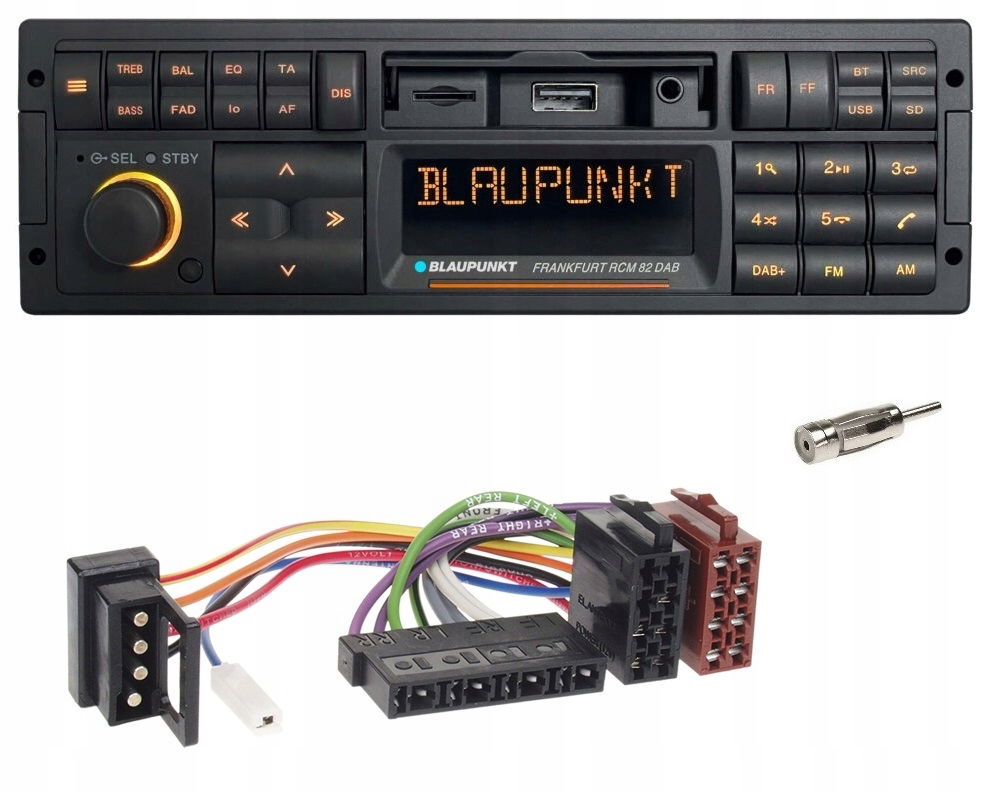 Blaupunkt Frankfurt Rcm 82 Dab Autorádio adaptéry Mercedes W124