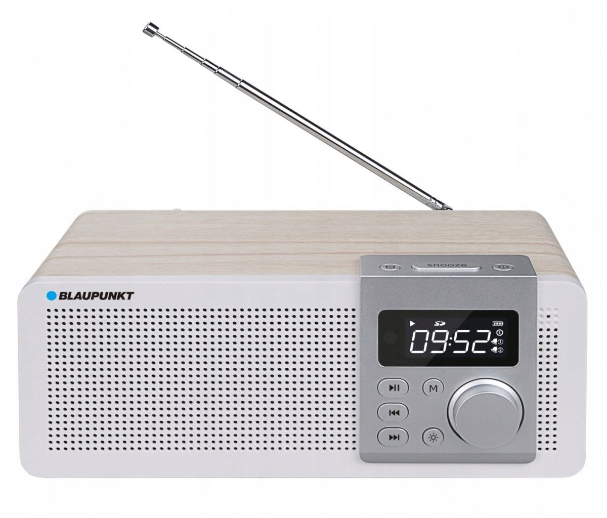 Blaupunkt Rádioprehrávač PP14BT FM/SD/USB/Hodinky/Alarm
