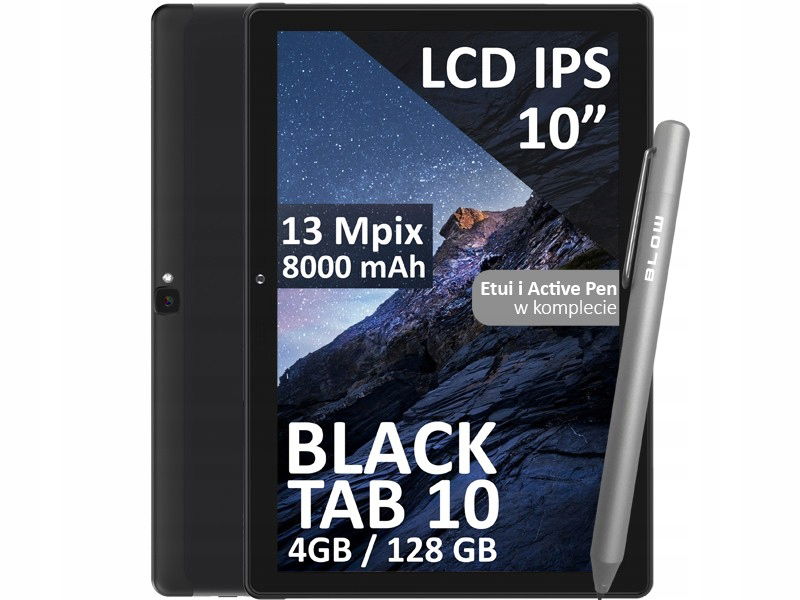 Blow Tablet BlackTAB10 4/128GB 4G Lte 10 palcov čierny