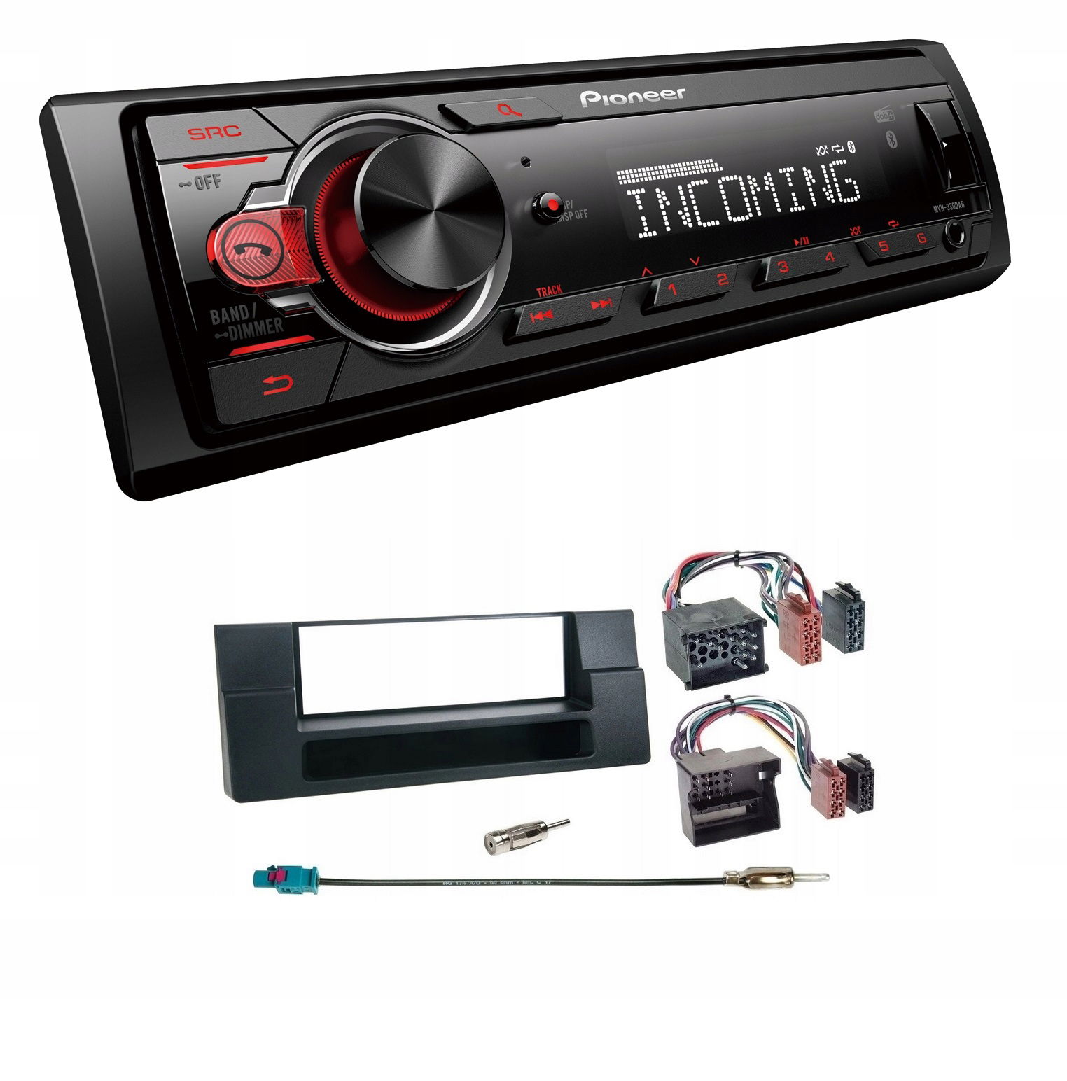 Bluetooth rádio Pioneer MVH-330DAB pre Bmw 5 E39 X5