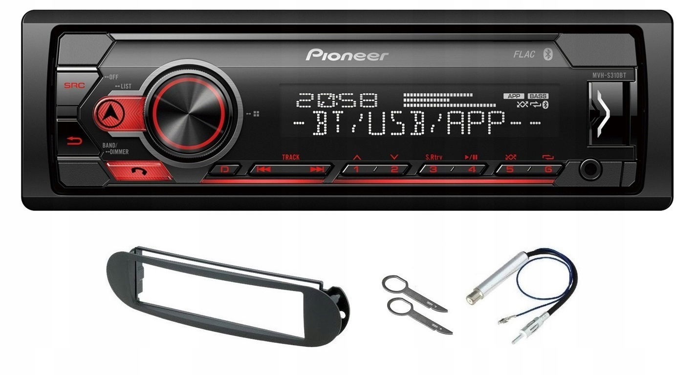 Bluetooth rádio Pioneer MVH-S310BT pre Vw New Beetle