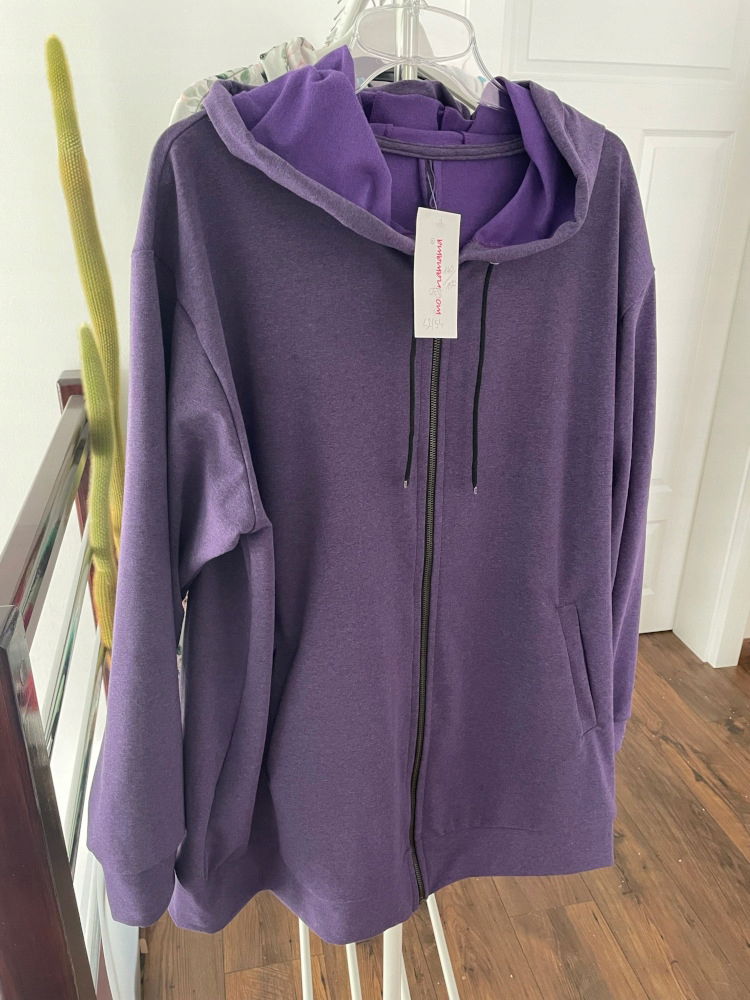 Bluza Na Zips Poľsko maxi+size Nová veľ 60/62