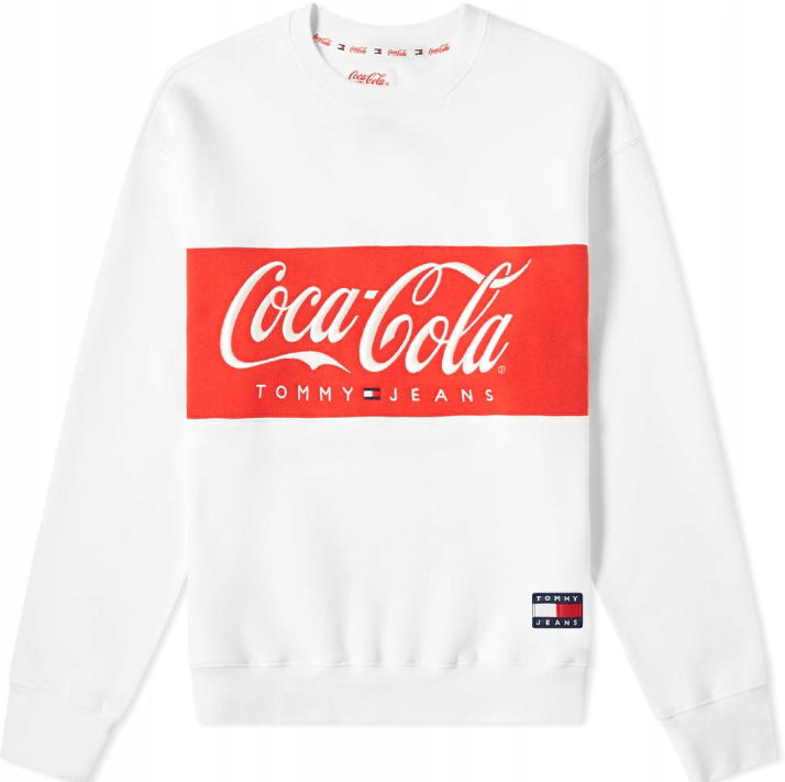 Bluza Tommy Jeans x Coca Cola Biela veľ. Xs