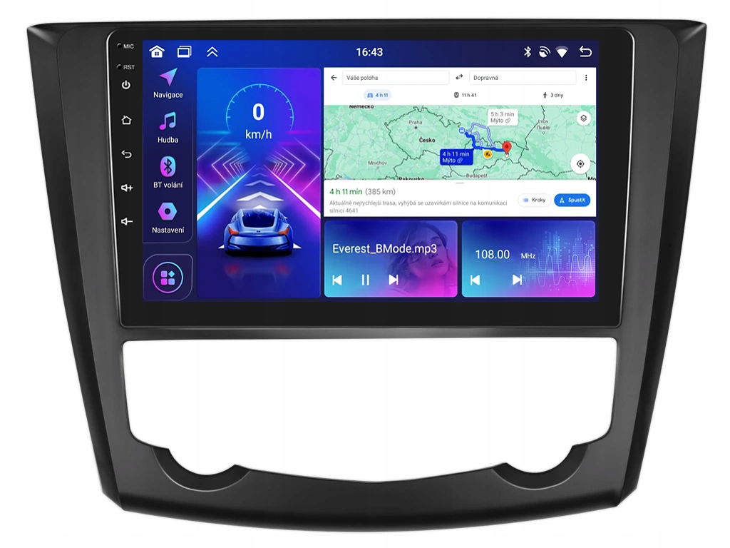 Bmode 2DIN autorádio BEX18 Android, Renault Kadjar