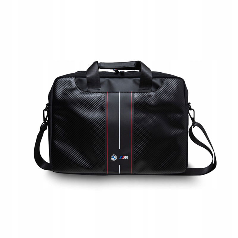 Bmw Carbon Red Stripes Taška na notebook 16" (čierna)