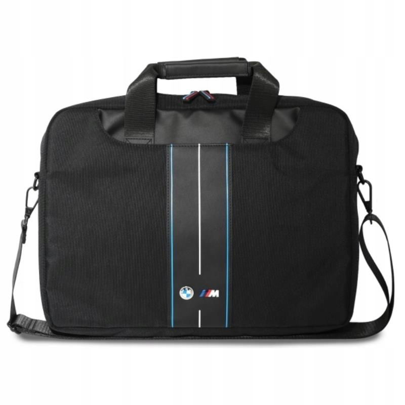 Bmw Nylon Blue Stripe Taška na notebook 16" (čierna)