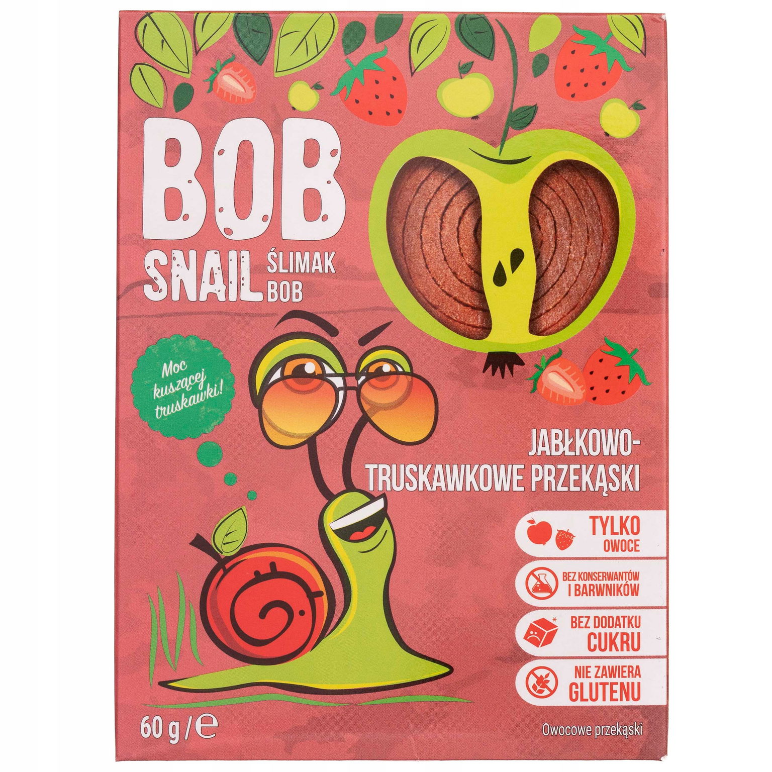 Bob Snail eko desiata 60 g jablko-jahoda