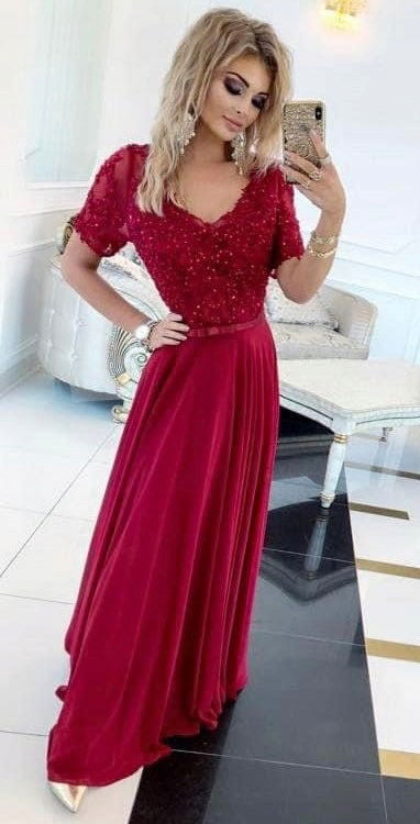Bordová sukňa Pretty Women Cyrkonie veľ. 50