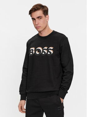 Boss Pánska mikina čierna 50507939
