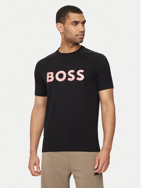 Boss Pánske čierne tričko 50512999